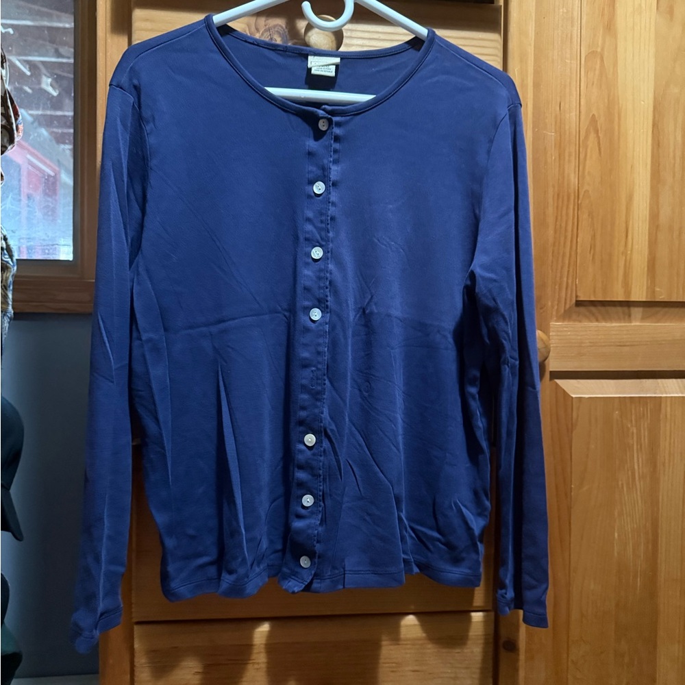 L.L. Bean Navy Top